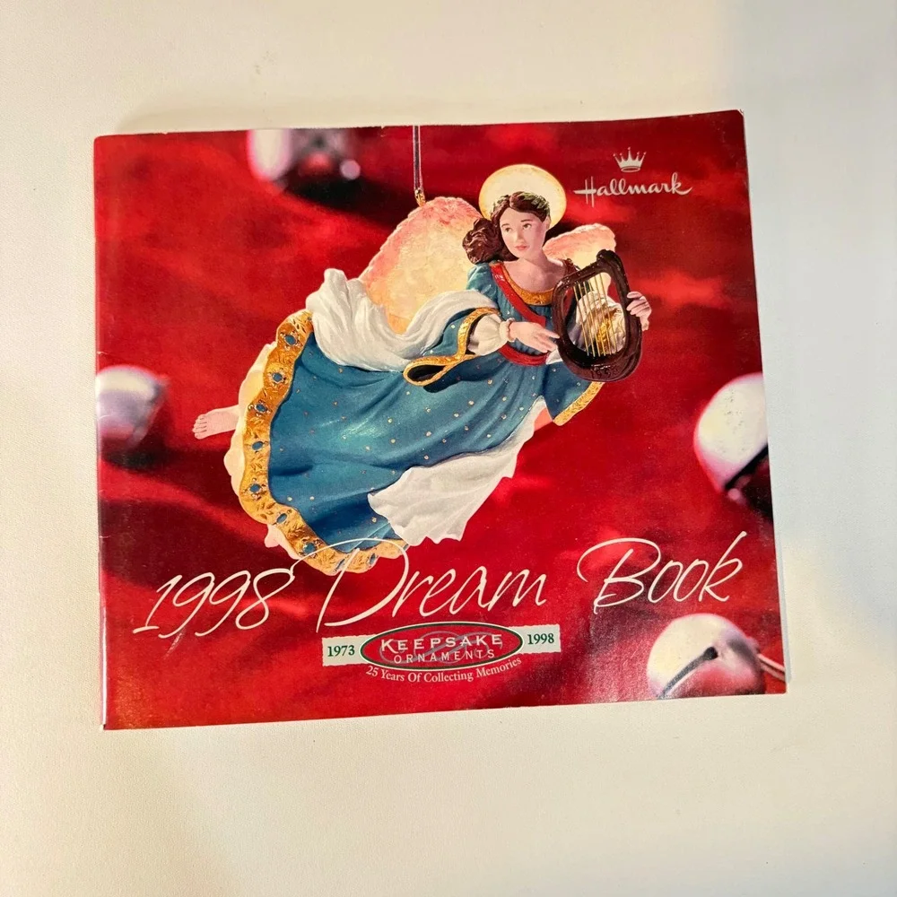 Vintage 1998 Hallmark Keepsake Ornaments Dream Book 25th Anniversary Catalog